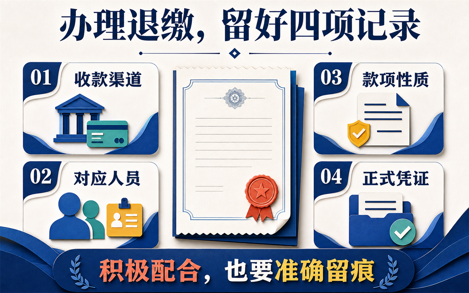 开设赌场案件退缴手续四项留痕图