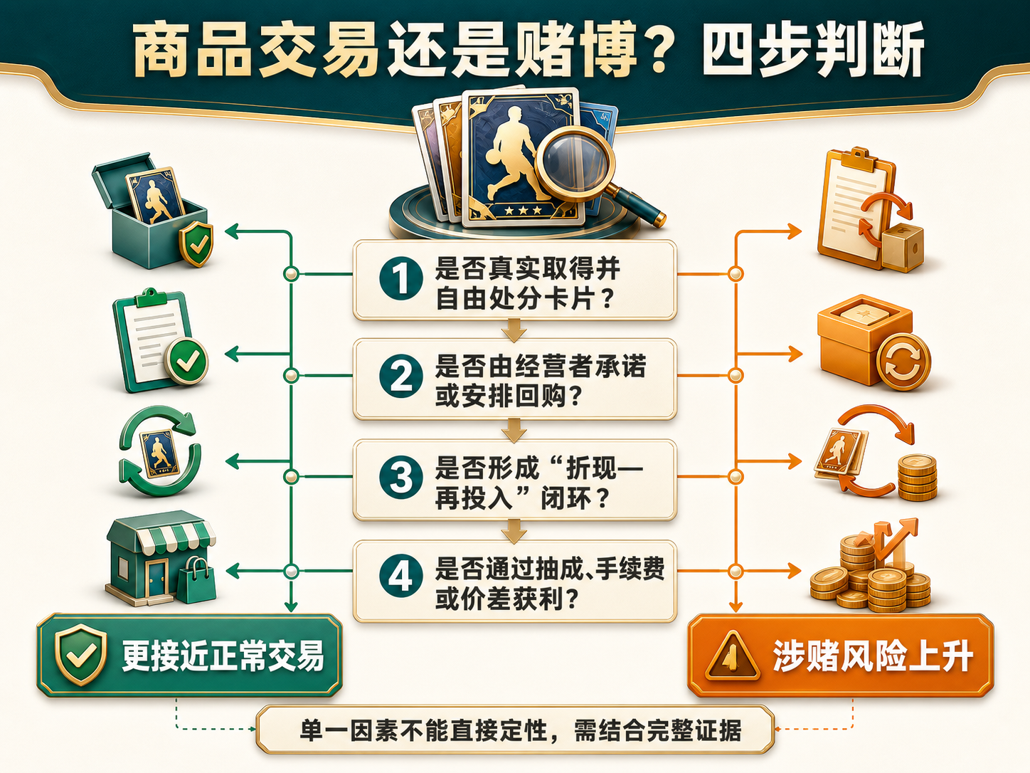 商品交易还是赌博的四步判断树