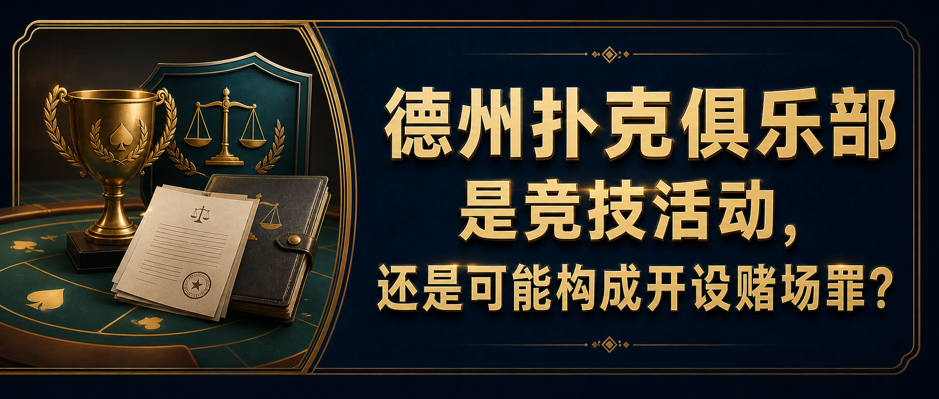 德州扑克俱乐部是竞技还是可能构成开设赌场罪文章入口图
